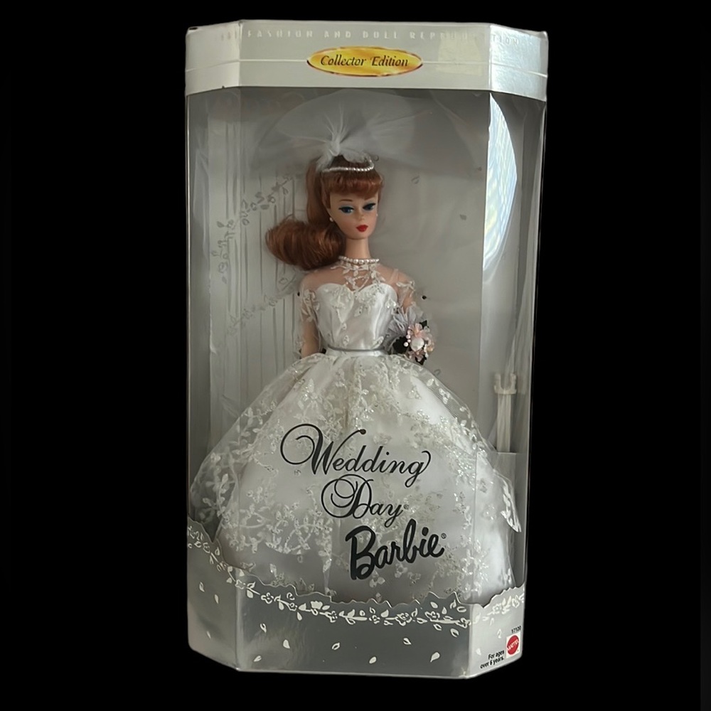 1996 Wedding Day Barbie (Rare Redhead) NRFB Collector Edition